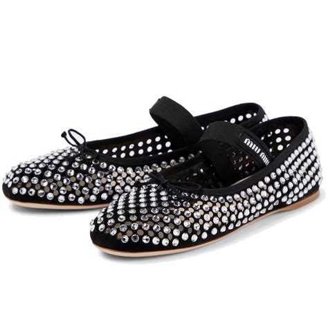 miu miu mesh ballet flats|ballet flats worth money.